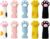 10Pcs Dinosaur Knitting Needle Stoppers, Knitting Needles Point Protectors, Silicone Knit Needles Point Protectors Caps Needle Minders Locks, Knit Stitch Holders for Sewing Quilting Crocheting DIY (2)