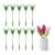 10pcs Rose Napkin Ring Set with Origami Flower Tools