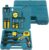 11Pcs Tool Set Hand Tool Kit Basic Tool Box DIY Set Durable Plastic Toolbox Professional Hand Carry Tool Set Box Home Fix Repair Tool Kit