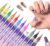12 Colors 3D Nail Art Pens Set, Nail Polish Pens Waterproof Quick Dry 0.5MM for Nails Art Design, Acrylic Paint Polish Point Dotting Liner Tools for Home & Salon DIY