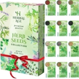 12 Herb Seed Box Varieties, 8700 Seeds, Grow Your Own Herb Garden Kit