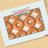 12 Krispy Kreme original glazed doughnuts via Octoplus Rewards App – click & collect