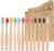 12 Pack Bamboo Toothbrushes for Kids, BPA Free Soft Bristles Toothbrushes, Biodegradable Wooden Handle, Eco-Friendly, Natural Wood Toothbrush for Children