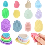 12 Pack Fidget Toys Sensory Stone with Different Patterns,Textured Soft Stone, Silicone Worry Stone for Autism Kids,Fidget Stress Toys, Calming Toys for Anxiety Relief