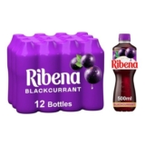 12 X 500ml Ribena Blackcurrant Juice Drink Bottles