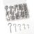 125 Pcs Screw Hooks in 5 Sizes Cup Hooks (Silver) SB Dongguan Hardware LTD FBA