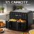 12L Christmas Air Fryer Gift Dual for Home 7 Preset Timer Control Touch Screen sold & shipped by DaleDomestic