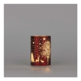 12cm Christmas Decorated Vase Table Lamp