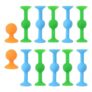 12pcs Suction Cup Dart Game