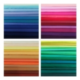 12×12 50pcs Cotton Fabric Squares for Sewing Quilting Supplies-Solid