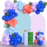 144pcs Multicolor Flower Balloon Arch Kit for Birthday Party Decoration