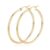14K Gold Hoop Earrings for Women, 30mm