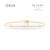 14ct Yellow Gold True Seamless 1.33ct Lab Grown Diamond round Tennis Bracelet