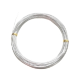 15 Gauge 32.8 Feet (1.5mm 10m) Aluminum Craft Wire for DIY (Silver)