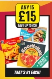 15 for £15 Easy Teas (Frozen Food)
