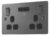 15% off LAP Switches & Sockets W/Code LAP 13A 2-Gang SP Switched Socket 3.1A 15.5W 2-Outlet Type A USB (Rewards Member) – Free C&C