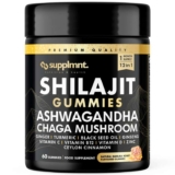 1500mg Gummies of Ashwagandha, Chaga Mushroom, Turmeric, Black Seed Oil, Ginseng, Vitamins C, B12, D, Zinc- Sold by Drive Retail / FBA