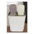 15L 2-Compartment Dustbin, Double Recycling, Push Lid Kitchen
