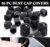 16 x car bike cycle black plastic air valve tyre alloy wheel caps dust valve – w/code – stm styling
