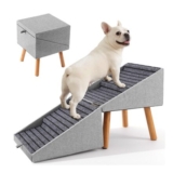 17.13 H 2-in-1 Pet Steps & Ottoman for Small Dogs