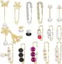 17PCS Waist Tightener Clip Set, Waist Cincher Clips, Reusable Pants Clip for Jeans, Skirts, Trousers, Waistband Reducer