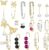 17PCS Waist Tightener Clip Set, Waist Cincher Clips, Reusable Pants Clip for Jeans, Skirts, Trousers, Waistband Reducer