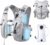 180-Min Cooling Running Hydration Vest with 3 Removable Packs 2L BPA-free PEVA bladder, 10L multi-pocket storage, 420D ripstop fabric, adjustable fit for endurance sports