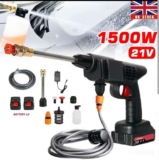 2 Battery Portable Cordless Car High Pressure Washer with code – Cn1092865783lmhae Store
