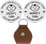 2 Decision-Making Coins, 1 Keychain, Holiday Commemorative Coins, Creative Decision-Making Toys, Metal Key Storage Buckles, Gifts For Friends And Elders.