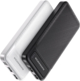 2-PACK Power Bank 10600mAh Fast Charging PD20W USB C Portable Charger Output and Input for Smartphones, Tablets and more Black&White