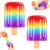 2 PCS Ice Cream Squishy Toys, Ice Cube Squishys, Summer Ice Cream Squishys Fidget Toys Adults Kids, Slow Rising Squishies Fidgets, Cute Squishys Stress Balls, Fun Gifts for Anxiety Stress Relief