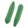 2 PCS Pickle Squishy, 12cm Green Cucumber Design Soft Ball