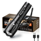 2 Pack 2000LM GEARLITE LED Torch Rechargeable, Waterproof, Zoomable – Sold by GEARLITE FBA