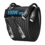 2-Pack 2m USB-C to USB-C 100W Nylon Charger Cables