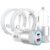 2 Pack 48W Cigarette Lighter USB Fast Charger with 2 x 3FT Type C to Lightning Cable – Sold by Cathy Sayers LTD / FBA