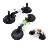 2-Pack 6-Inch Adjustable Stone Seam Setter Suction Cups for Tiles