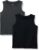 2 Pack Amazon Essentials Boys Tech-Stretch Muscle Vest 6-7 Years – Black/Graphite Heather