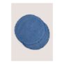 2 Pack Blue Fringed Placemats