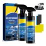 2-Pack Ceramic Coating Spray, Hydrophobic, 120ml, 3-in-1 Car Protection