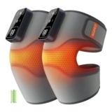 2-Pack Cordless Knee Massager with Heating Pad, 5 Heat Levels