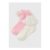 2 Pack Girls Pink & White Frill Lace Socks