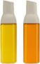 2-Pack Olive Oil Bottle Glass Oil Dispenser 500ML Easy Pour Coffee Syrup Olive Dispenser Set for Kitchen Countertop Clear Borosilicate Bottle for Kitchen Cooking Con