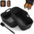 2 Pack Silicone Air Fryer Liners, 5.2L3.1L Reusable Airfryer Collapsible Basket with Oil Brush, Air Fryer Accessories for Tower T17099, Salter EK5729 Lakeland, Tefal Easy EY901840, Easy Clean