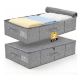 2-Pack Under-Bed Storage Box with Lid, 6.7 in High