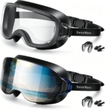 2 Pack Youth Adult Swim Goggles for Smaller Faces Frameless Design