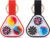 2 Pcs Triangular Magnetic Fidget Keyring, Portable Stress Relief Keychain, Dual-Mode Fidget Toy for Anxiety Relief & Focus, Ideal for Adults and Kids