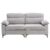 2-Seater Grey Chenille Upholstered Sofa, 175cm W x 80.5cm D x 84cm H