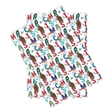 2 Sheets Gruffalo Christmas Wrapping Paper Set with Gift Tags