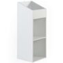 2 Tier Modern Vinyl Record LP Storage Unit. White/Black/Oak – Sold by Charles Jacobs