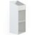 2 Tier Modern Vinyl Record LP Storage Unit. White/Black/Oak – Sold by Charles Jacobs